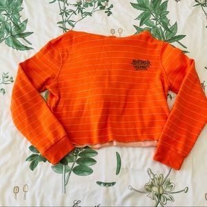 Cotton On NWOT Striped Cropped Hoodie